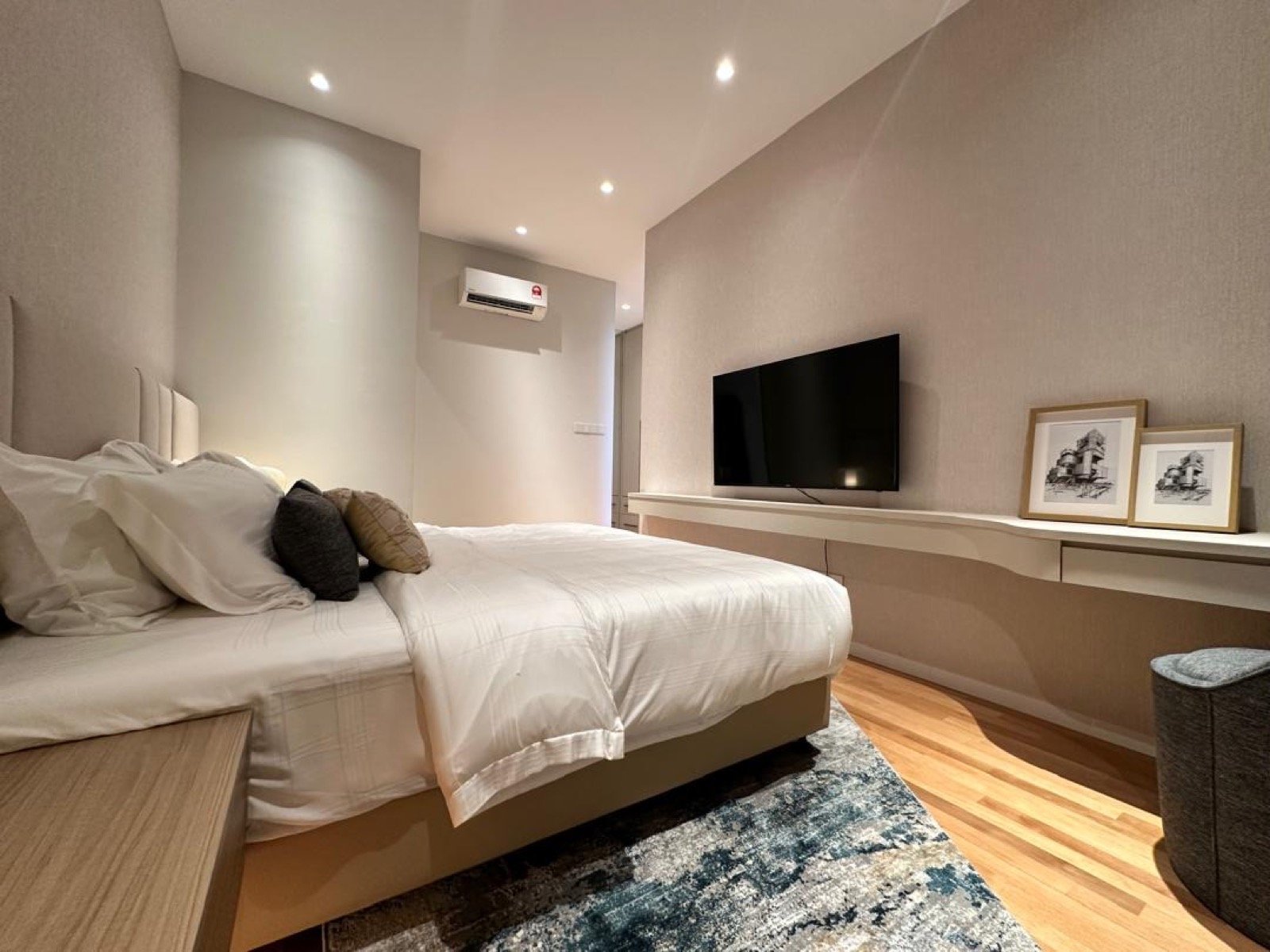 Waterstone show unit master bedroom